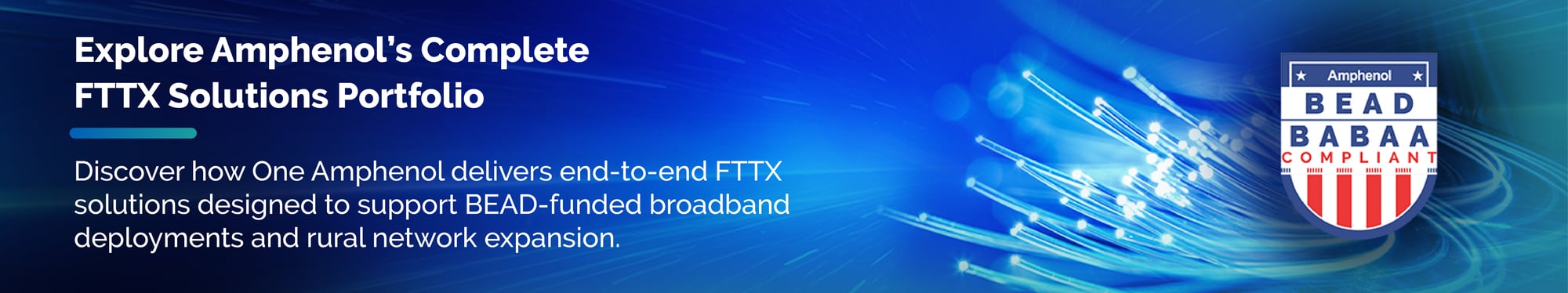 FTTx landing page BEAD Banner